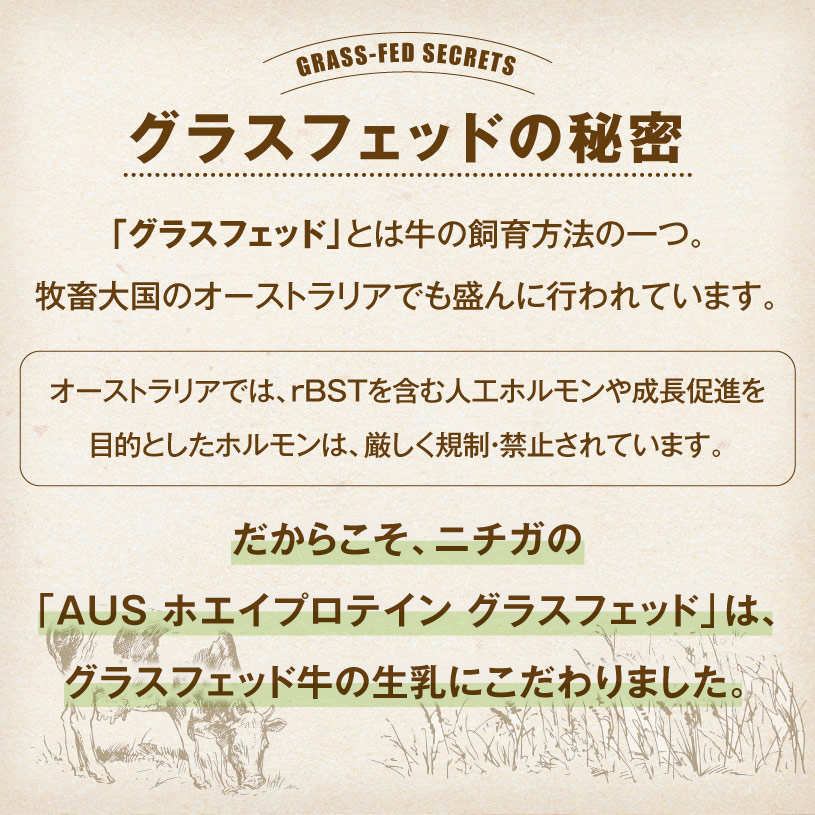 ＡＵＳ　ホエイプロテイン　グラスフェッド