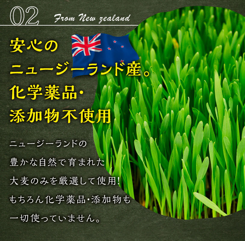 一番刈り大麦若葉粉末(ニュージーランド産)